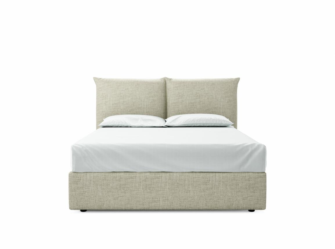 Willow King Size Ottoman In Dove fabric