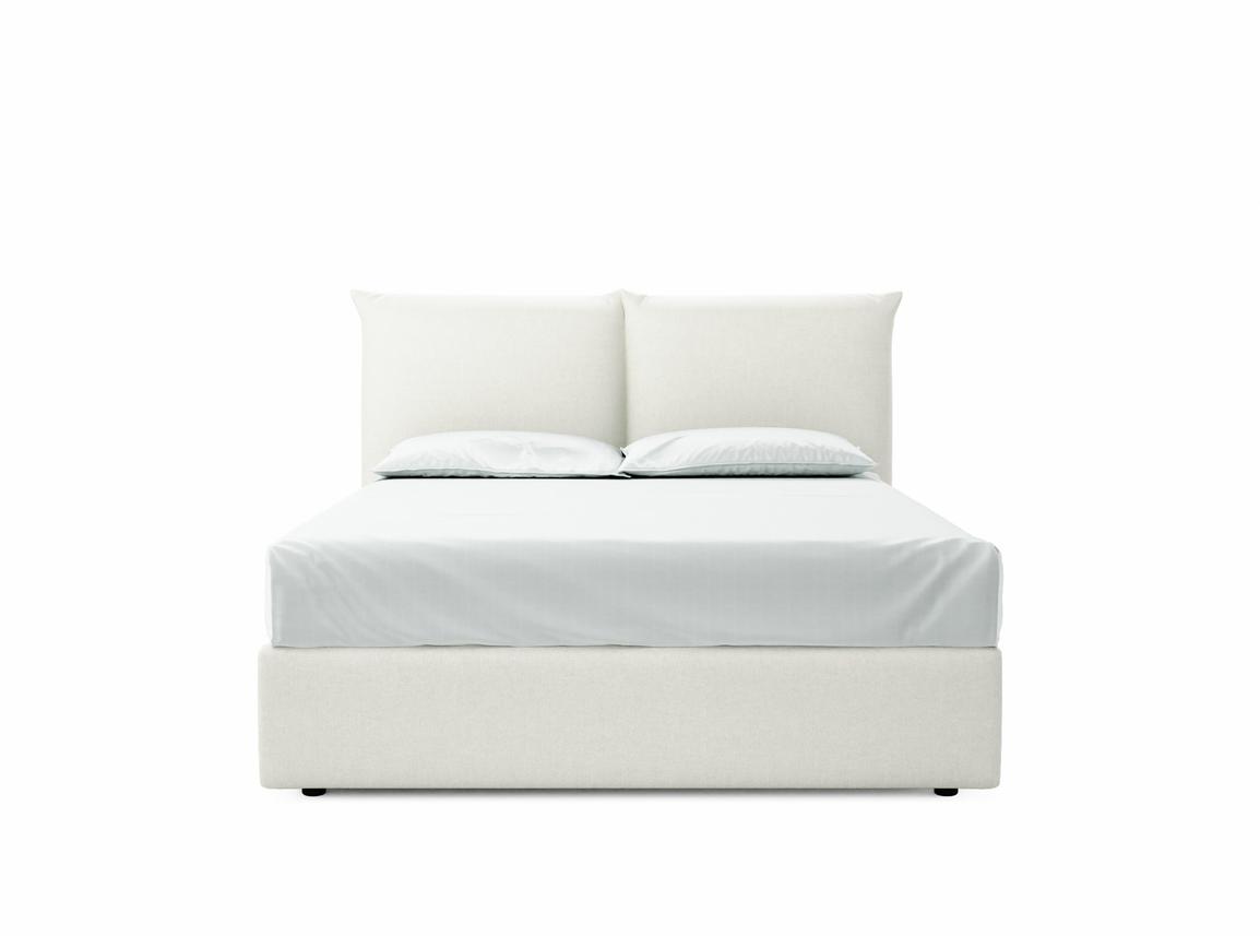 Willow King Size Ottoman In Ivory fabric