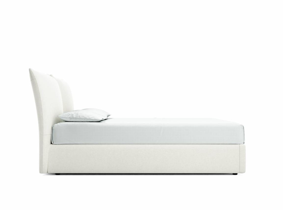 Willow King Size Ottoman In Ivory fabric