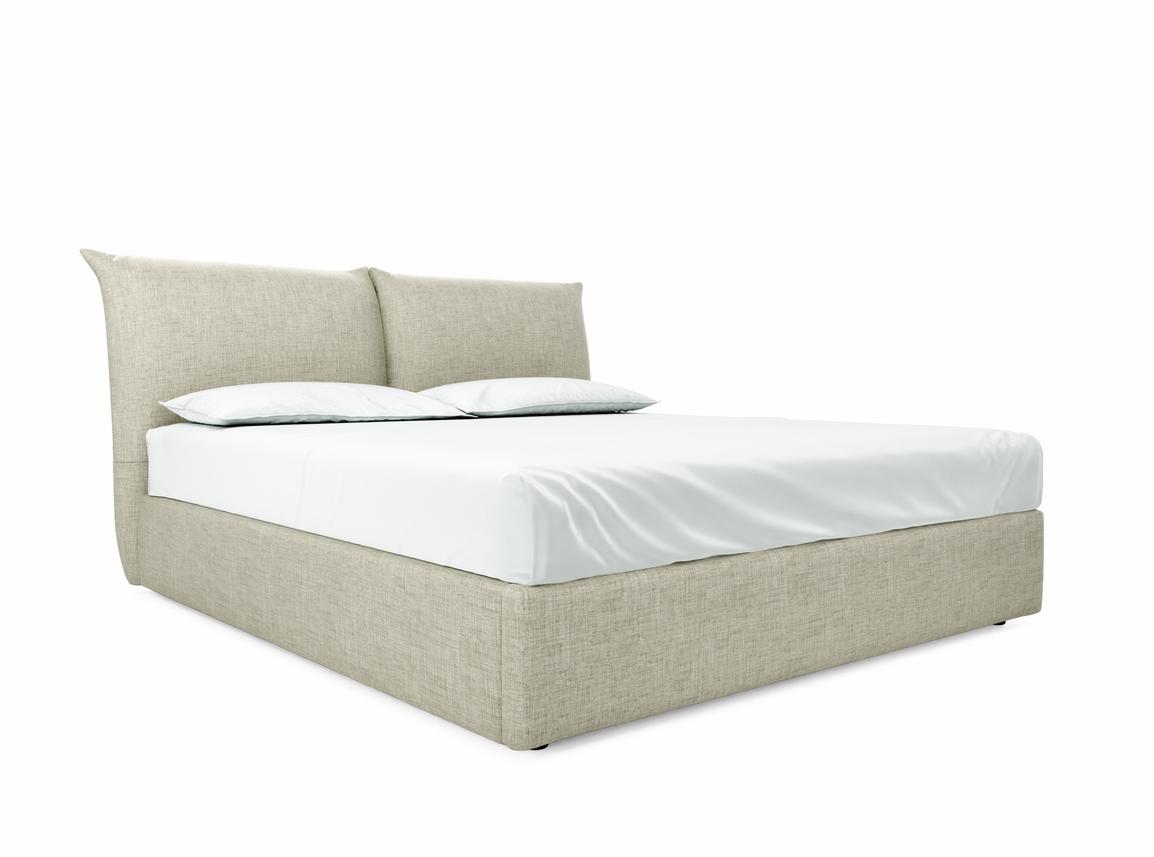 Willow Super King Size Ottoman In Dove fabric