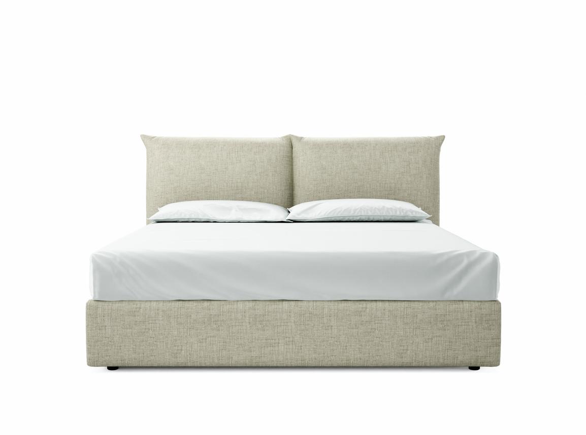 Willow Super King Size Ottoman In Dove fabric