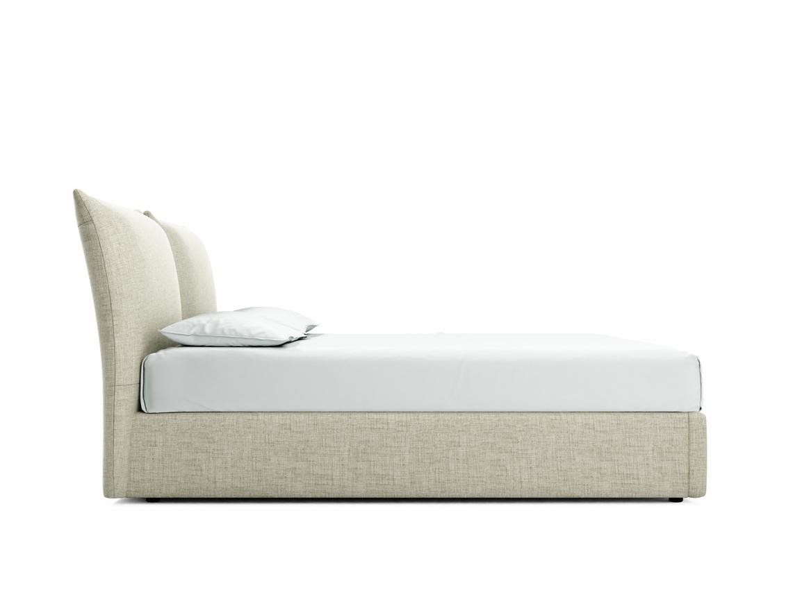 Willow Super King Size Ottoman In Dove fabric