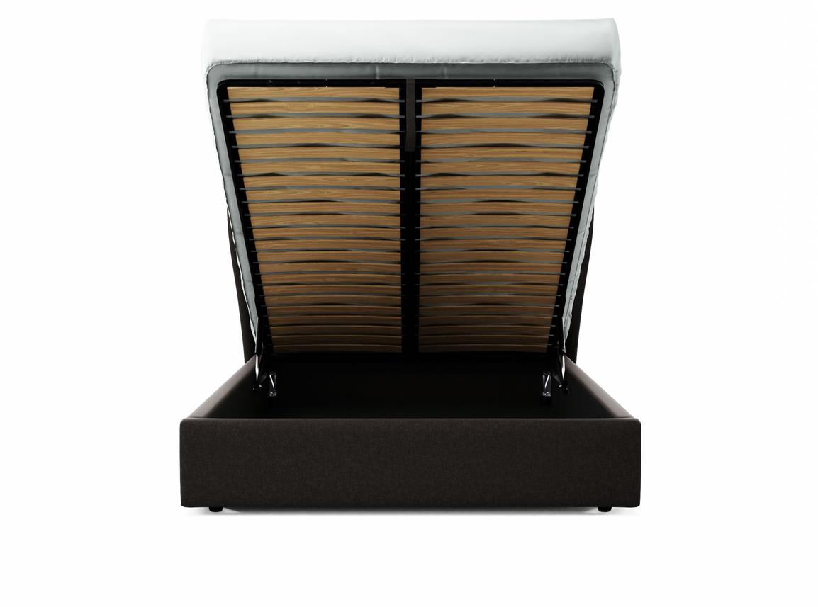 Lupin King Size Ottoman In Mink fabric