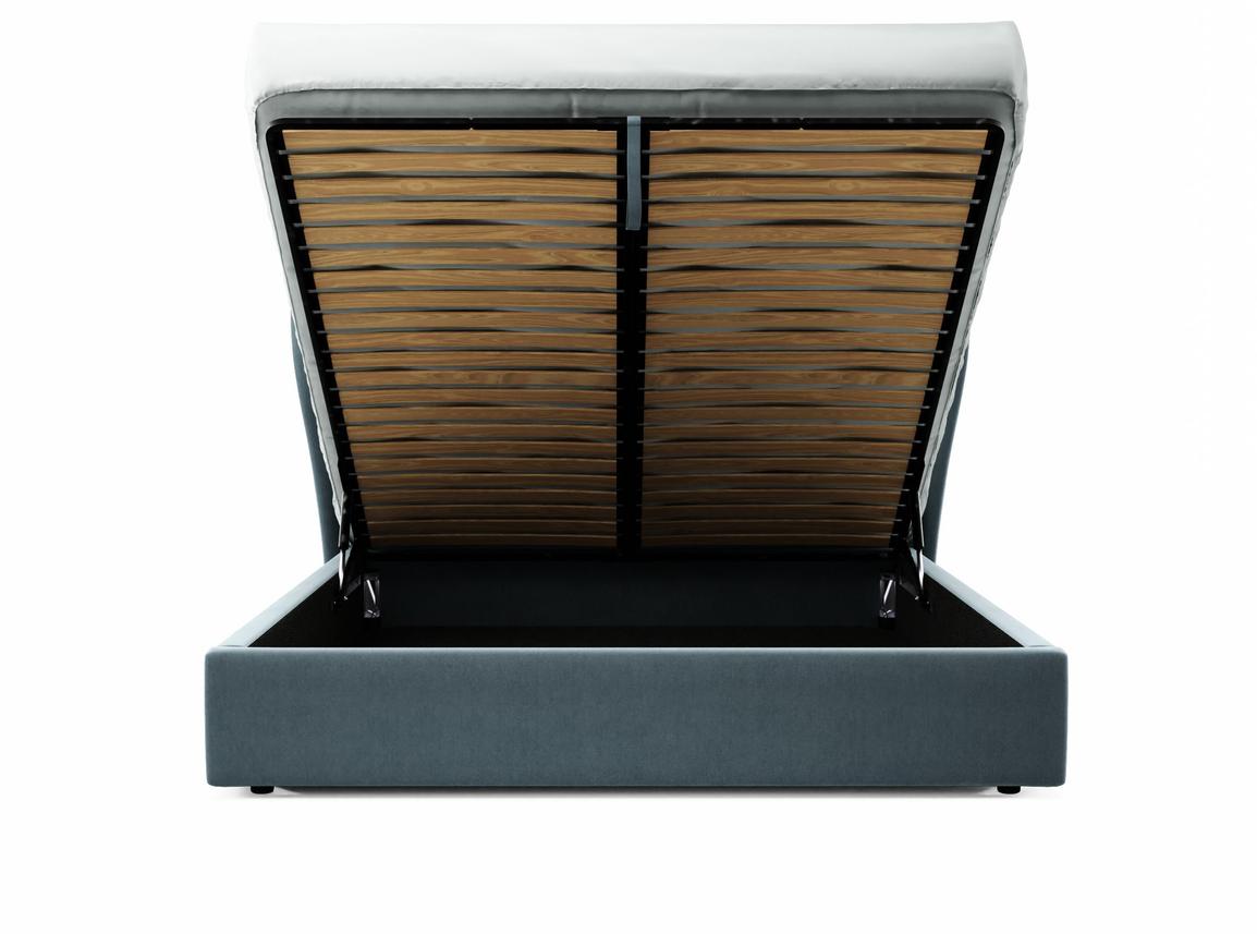 Lupin Super King Size Ottoman In Atol fabric