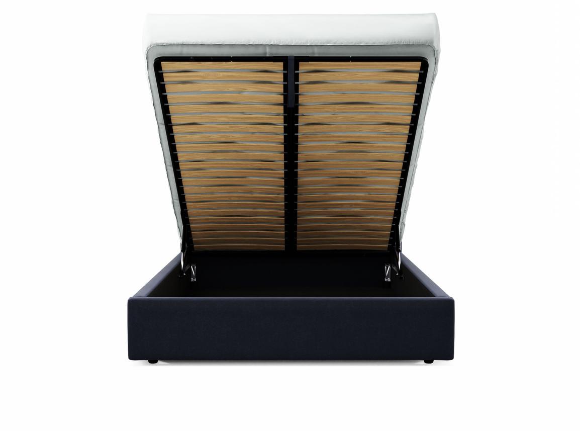 Primrose King Size Ottoman In Midnight fabric