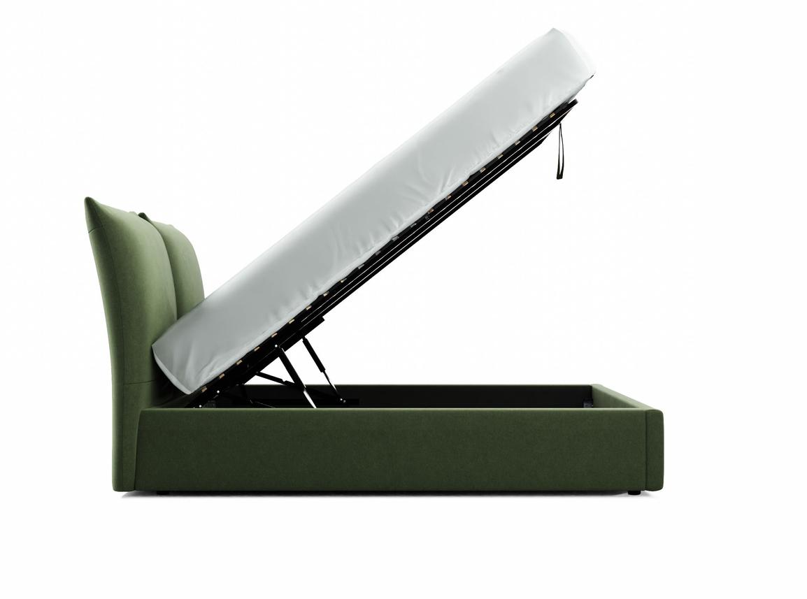 Willow Double Ottoman In Grass fabric