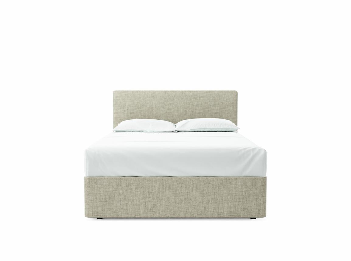 Burdock Double Divan In Dove fabric