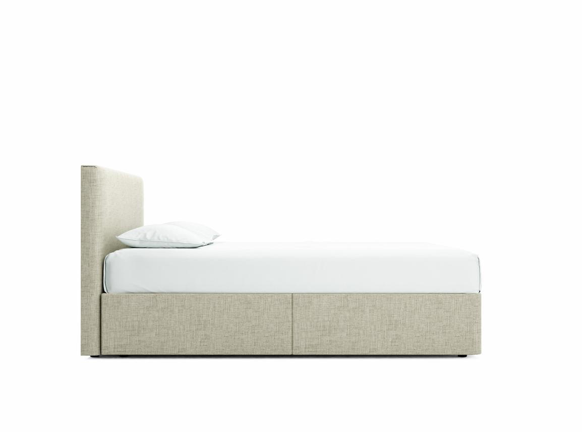Burdock Double Divan In Dove fabric