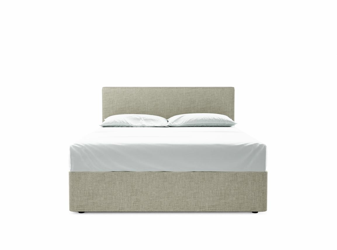Burdock King Size Divan In Dove fabric