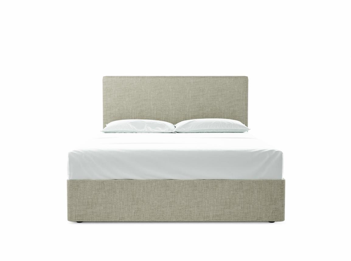 Burdock (Mid) European King Size Divan In Dove fabric