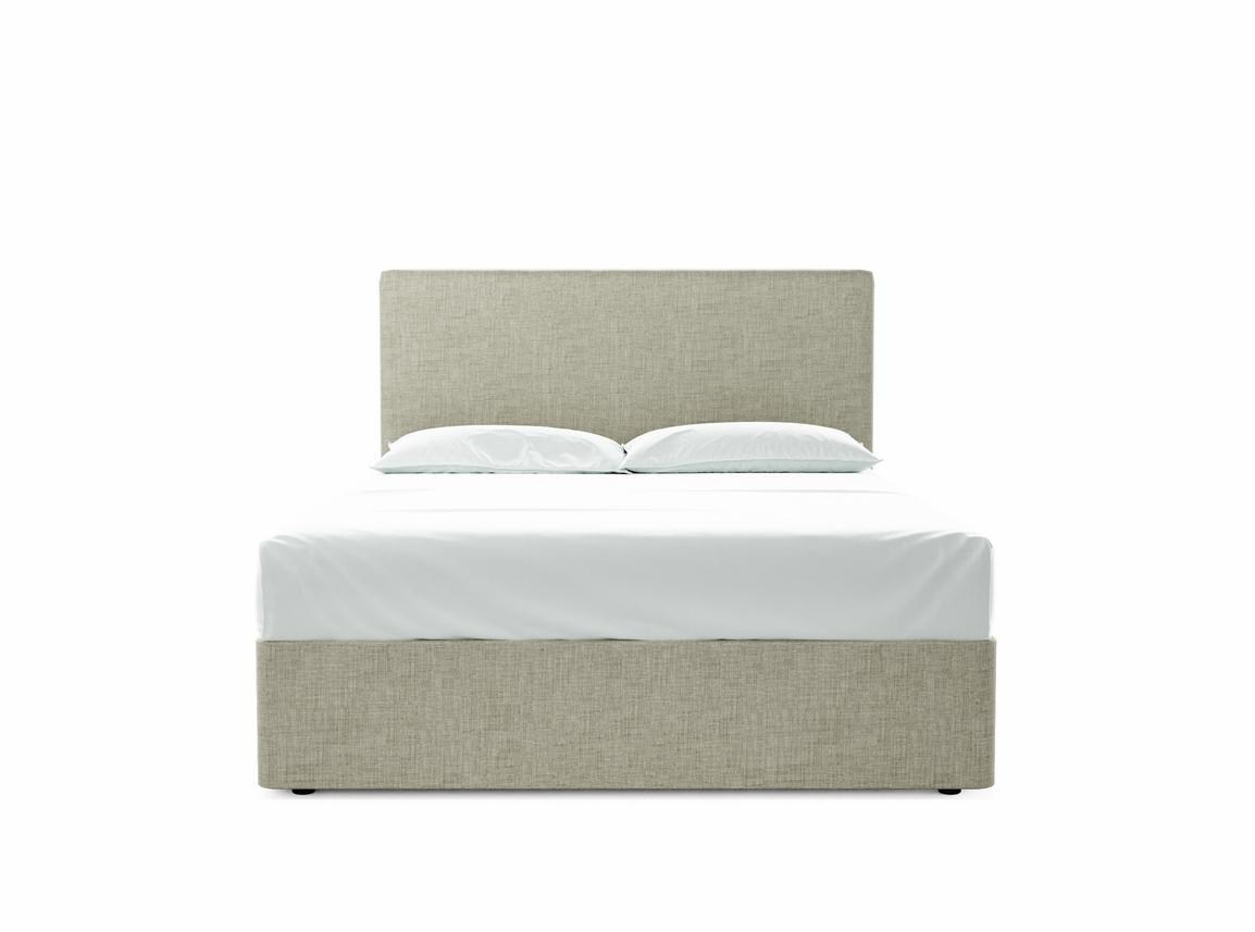 Burdock (Mid) King Size Divan In Dove fabric