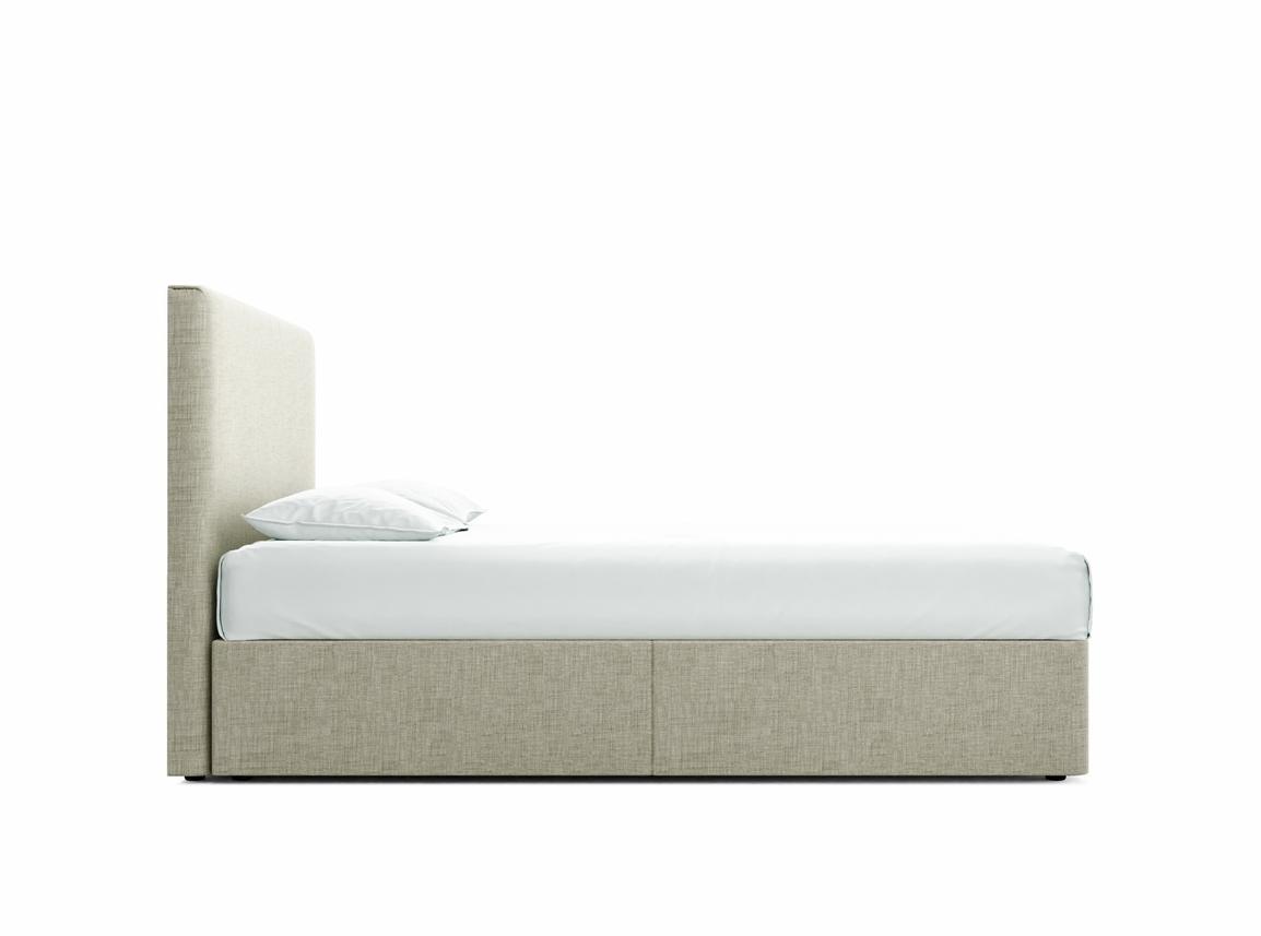 Burdock (Mid) King Size Divan In Dove fabric