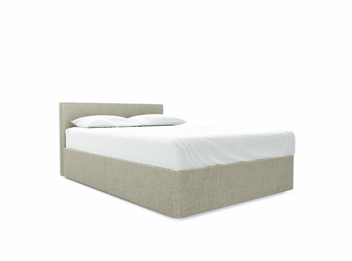 Burdock (Short) Double Divan In Dove fabric