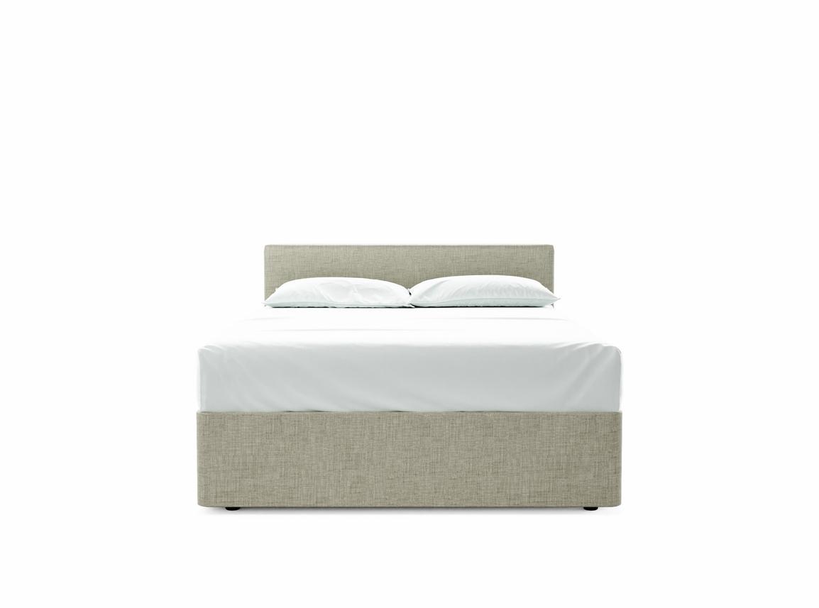 Burdock (Short) Double Divan In Dove fabric