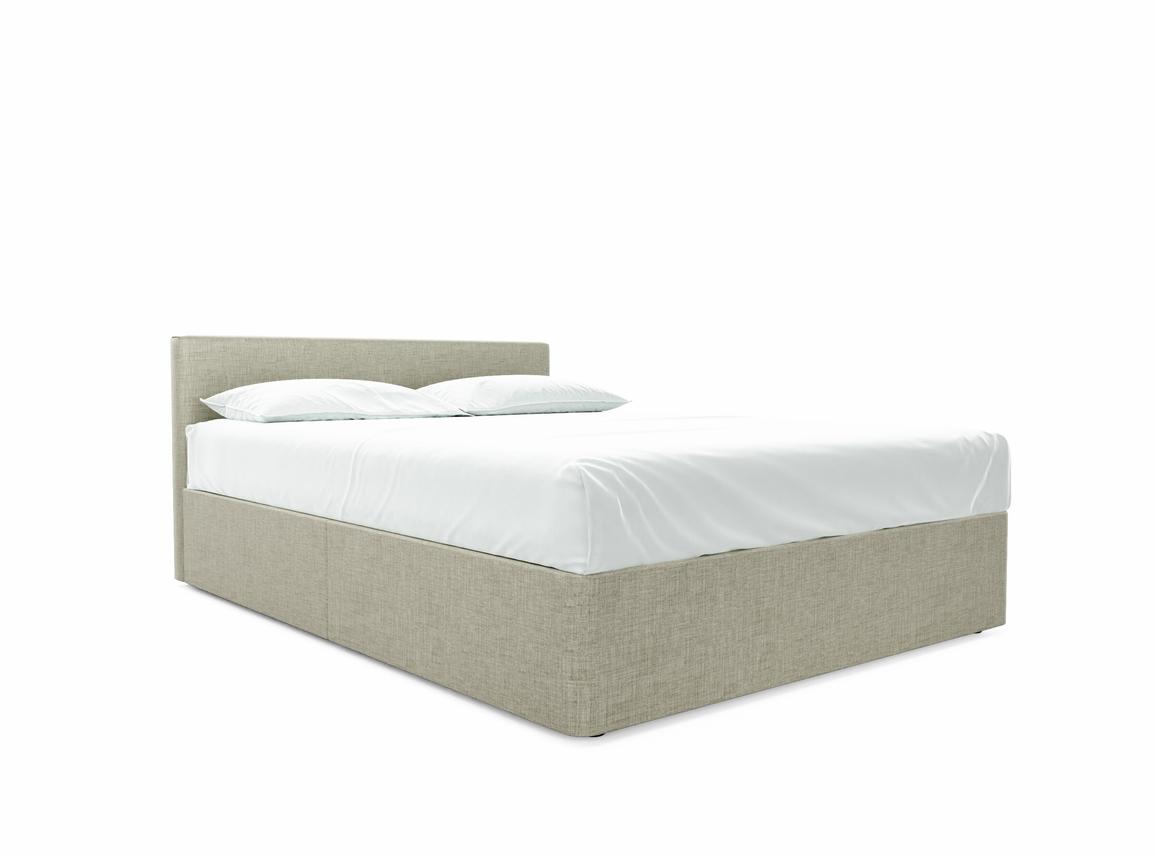 Burdock (Short) King Size Divan In Dove fabric