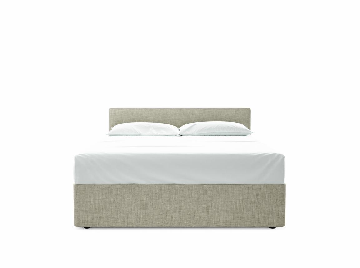 Burdock (Short) King Size Divan In Dove fabric