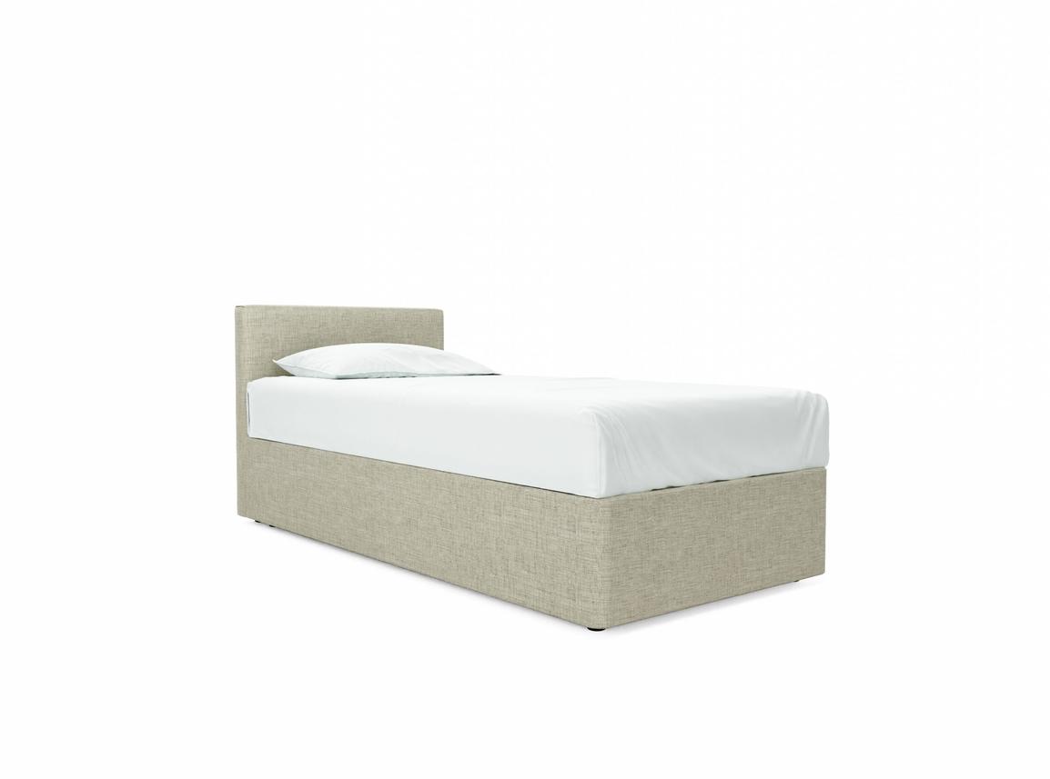 Burdock (Short) Single Divan In Dove fabric