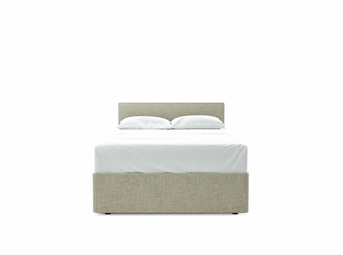 Burdock (Short) Small Double Divan In Dove fabric