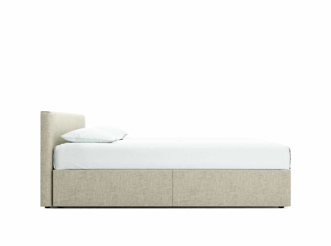 Burdock (Short) Super King Size Divan In Dove fabric
