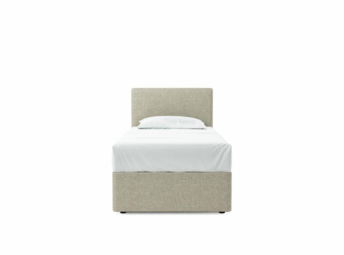 Burdock Single Divan In Dove fabric
