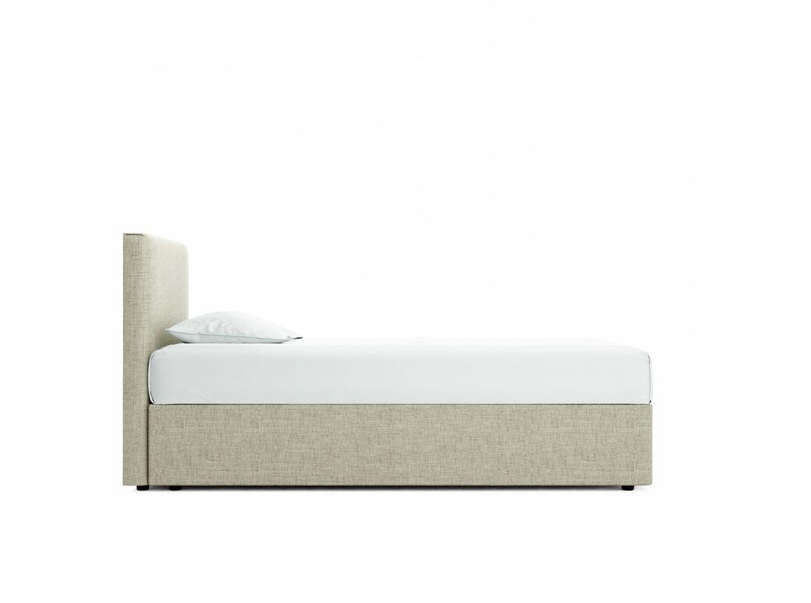 Burdock Single Divan In Dove fabric