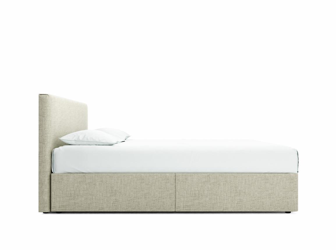 Burdock Emperor Divan In Dove fabric