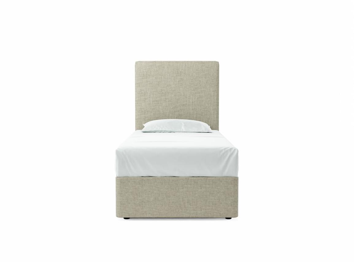 Burdock (Tall) Single Divan In Dove fabric