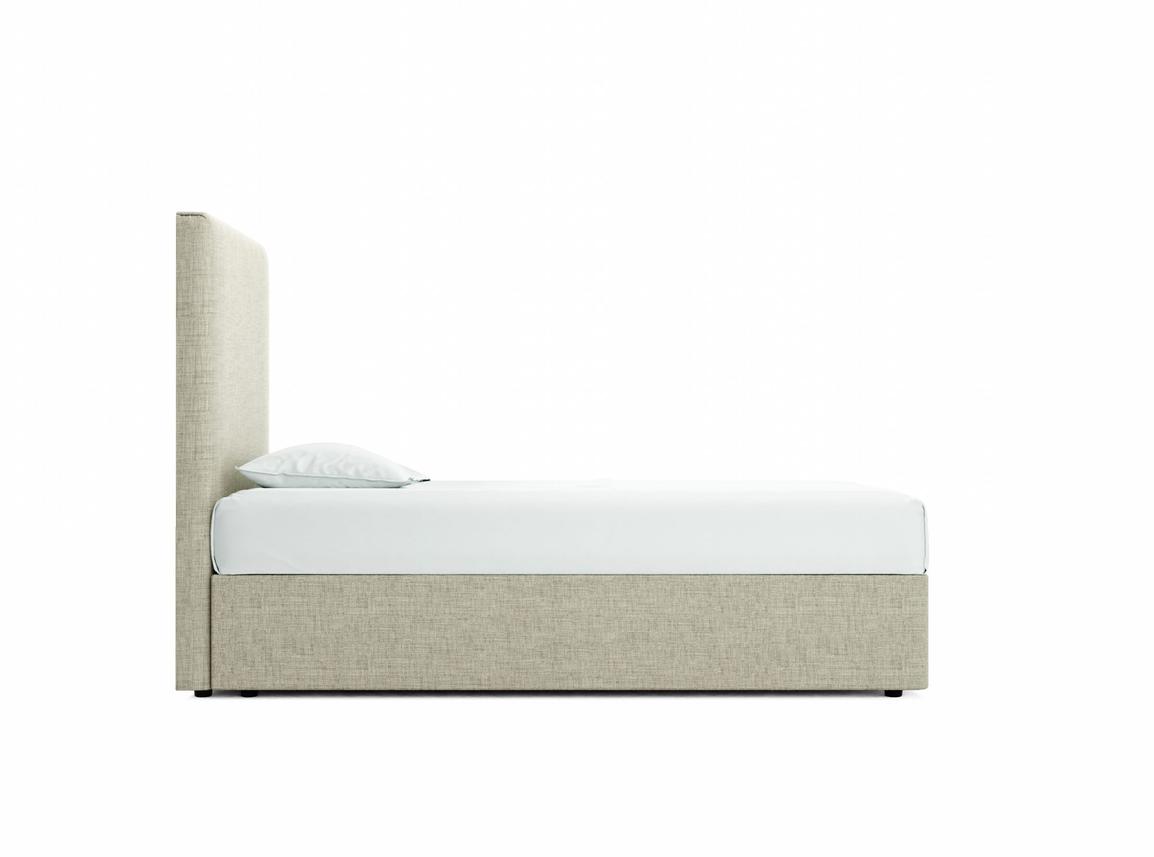 Burdock (Tall) Single Divan In Dove fabric