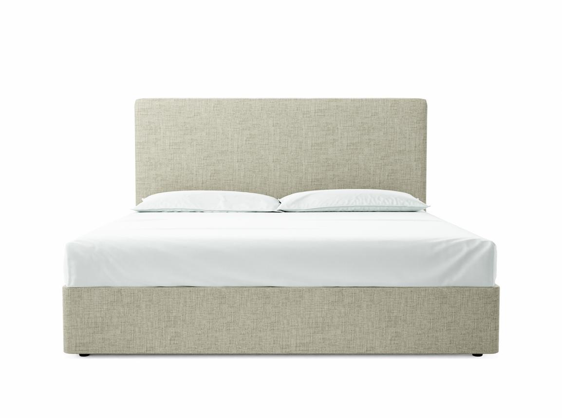 Burdock (Tall) Emperor Divan In Dove fabric