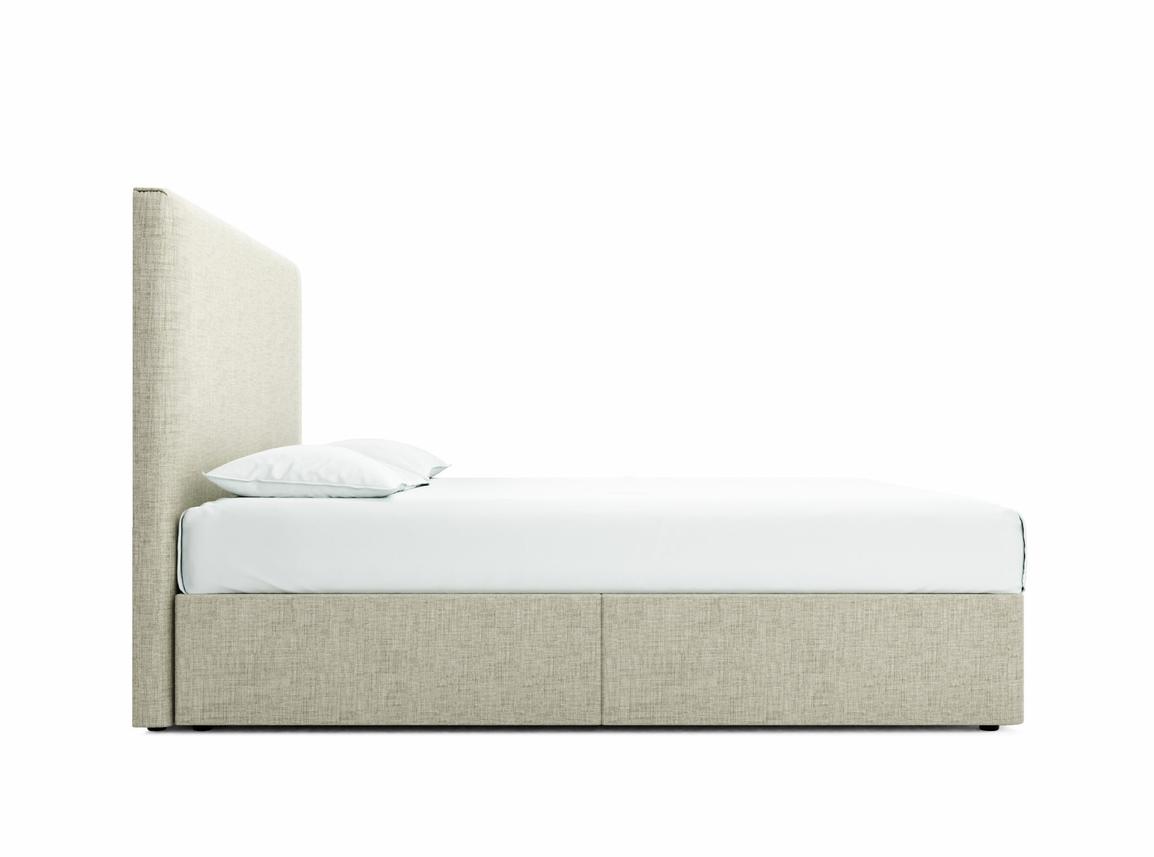 Burdock (Tall) Emperor Divan In Dove fabric
