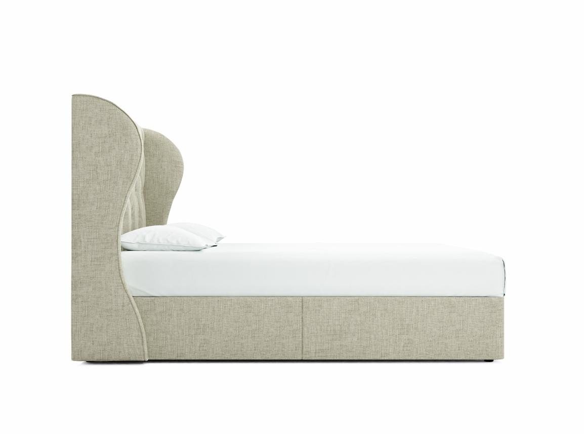 Camelia King Size Divan In Dove fabric
