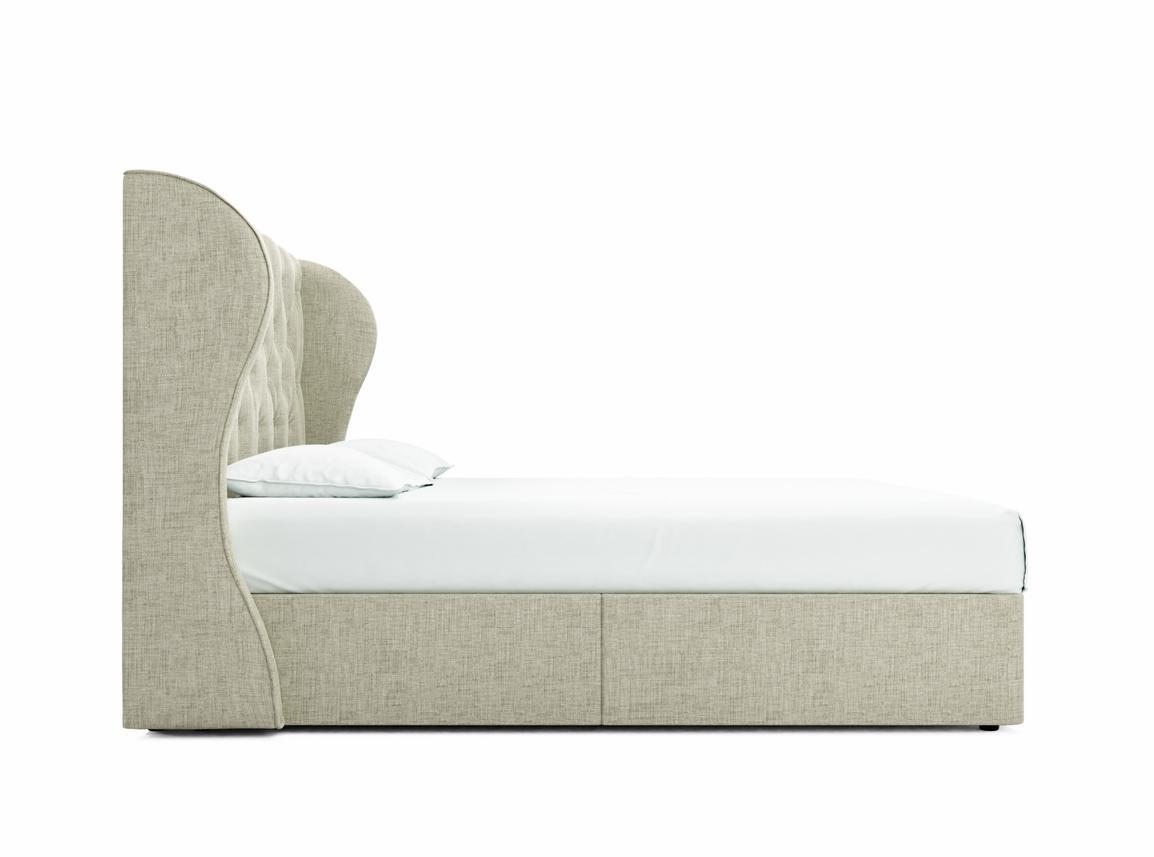 Camelia Emperor Divan In Dove fabric