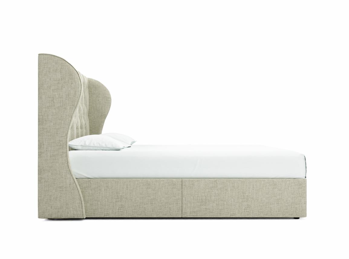 Camelia Super King Size Divan In Dove fabric