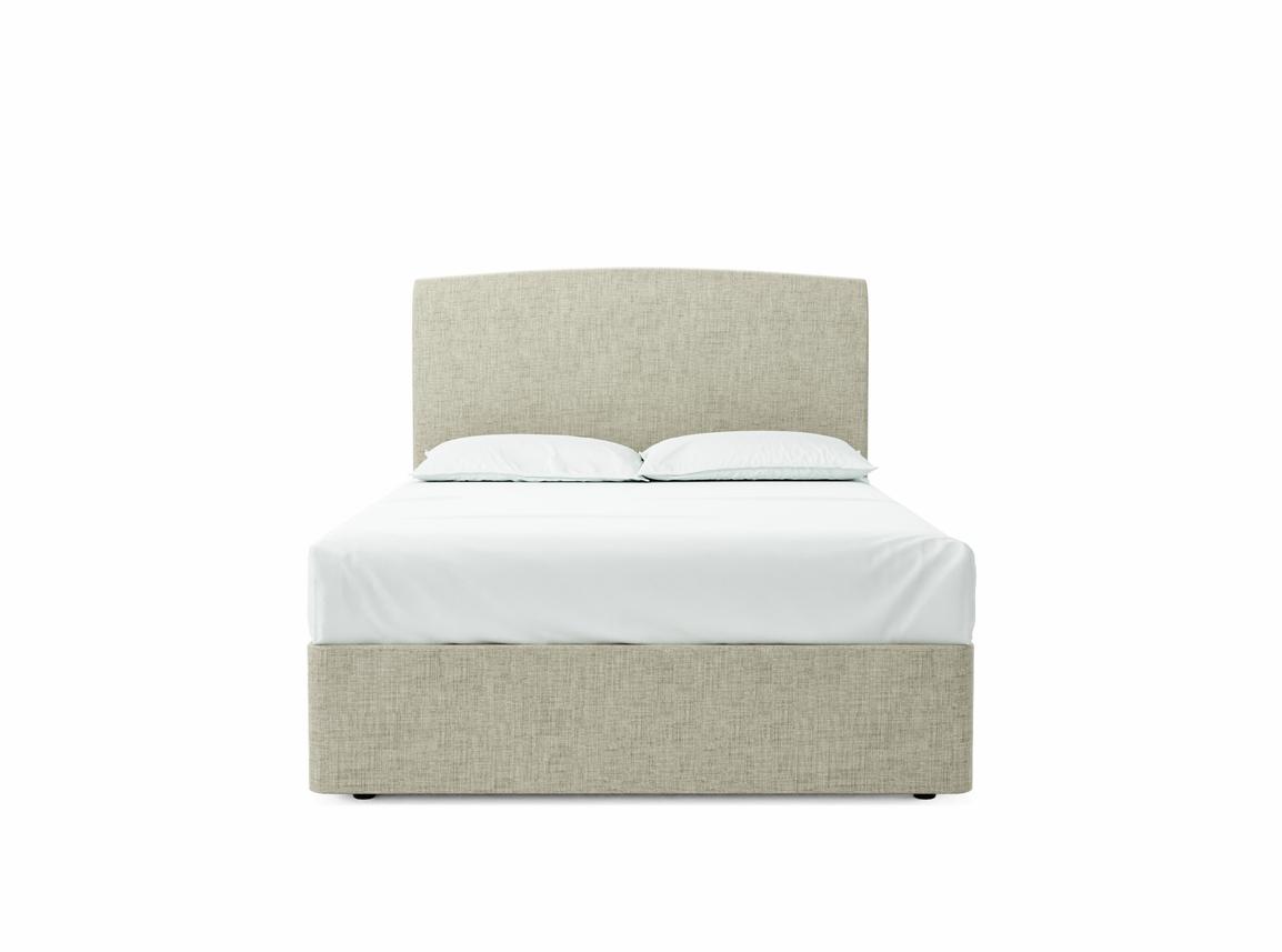 Dahlia Double Divan In Dove fabric