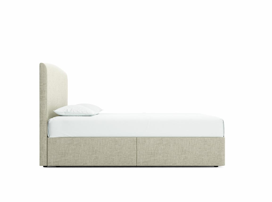 Dahlia Double Divan In Dove fabric