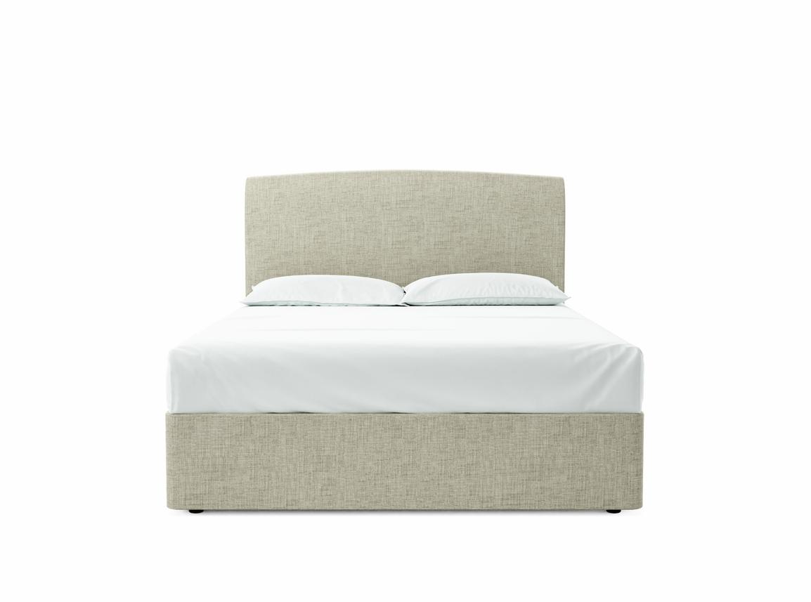 Dahlia King Size Divan In Dove fabric