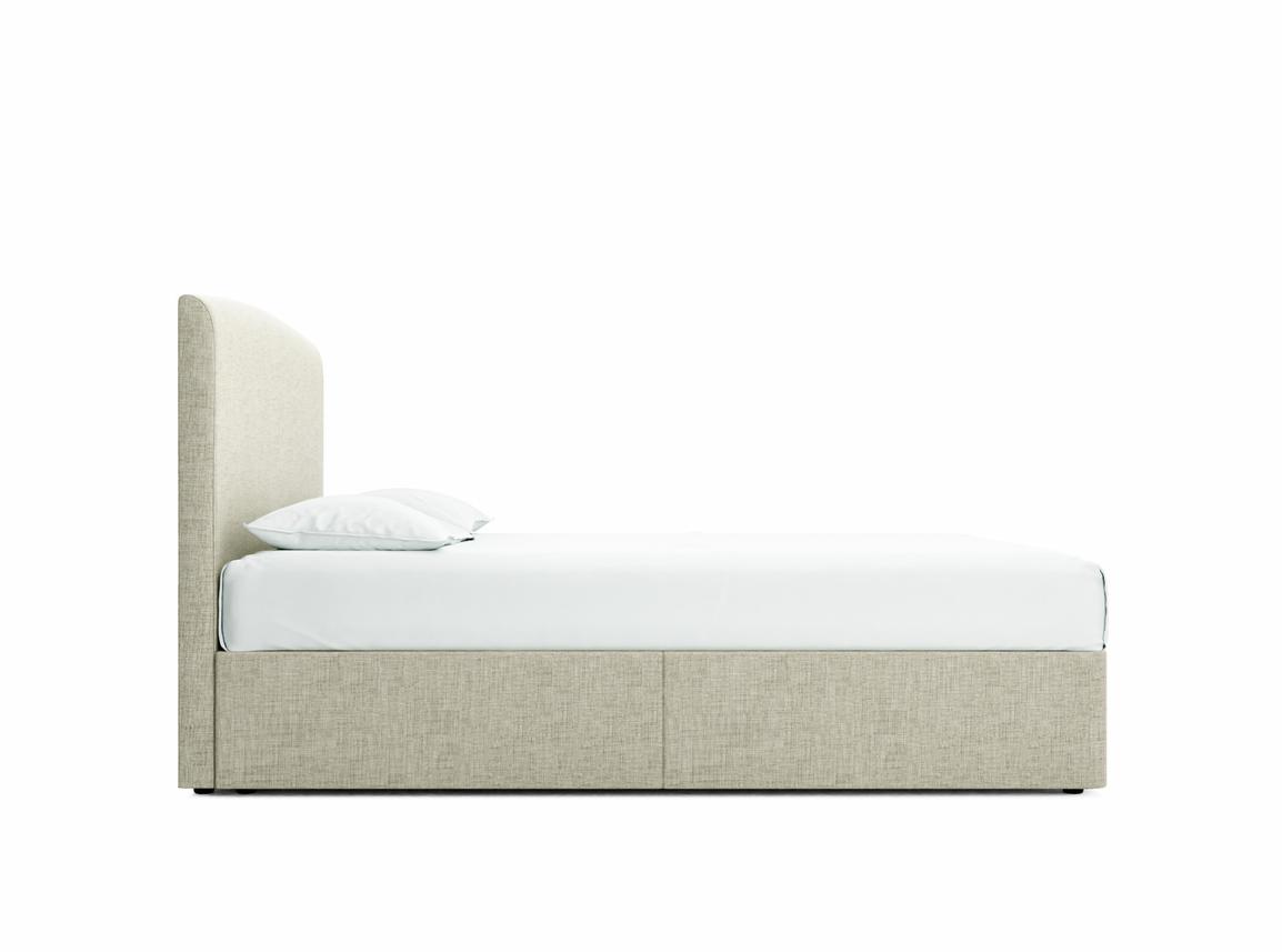 Dahlia King Size Divan In Dove fabric