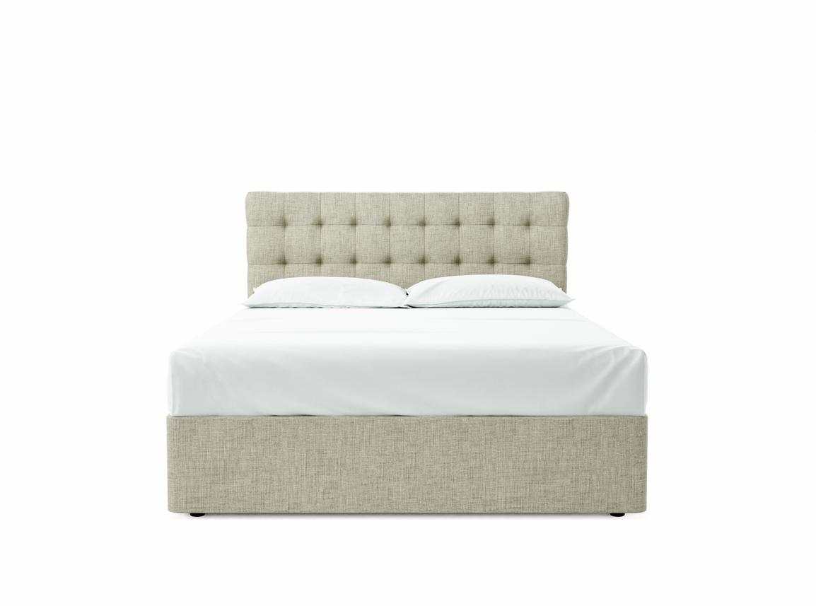 Daisy King Size Divan In Dove fabric