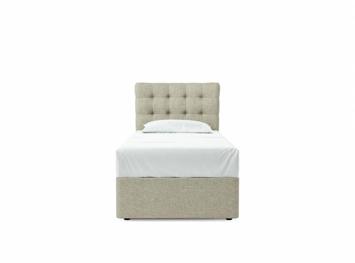 Daisy Single Divan In Dove fabric