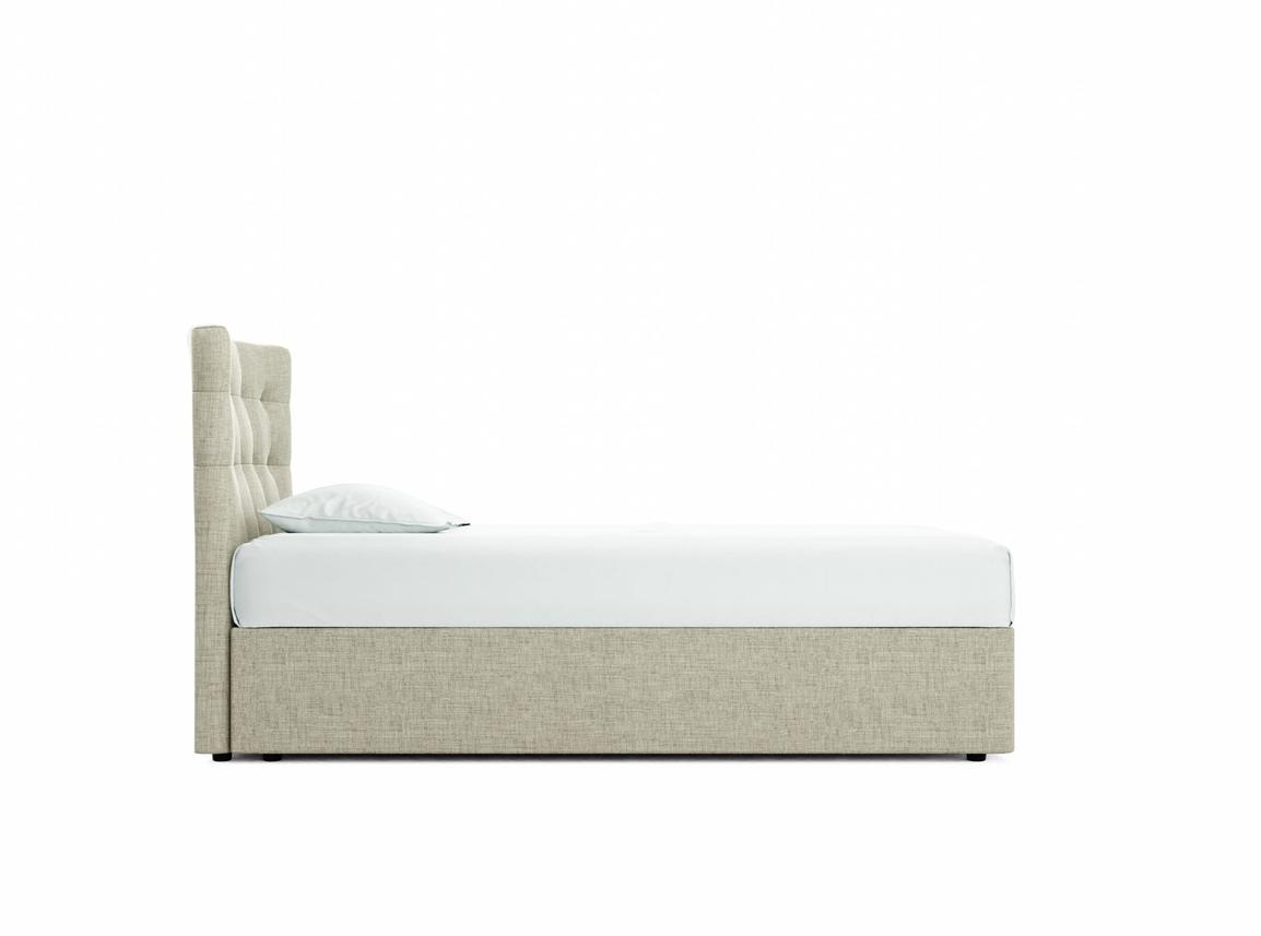 Daisy Single Divan In Dove fabric