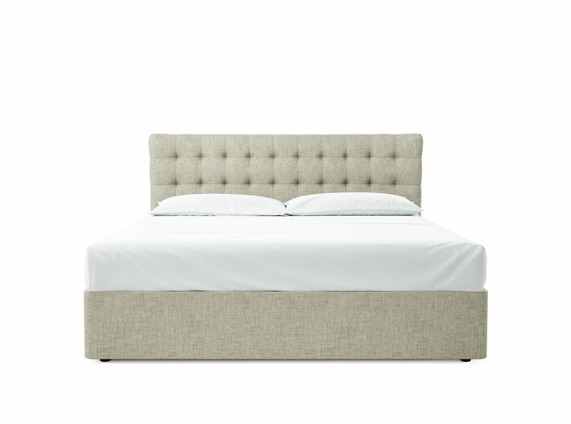 Daisy Super King Size Divan In Dove fabric