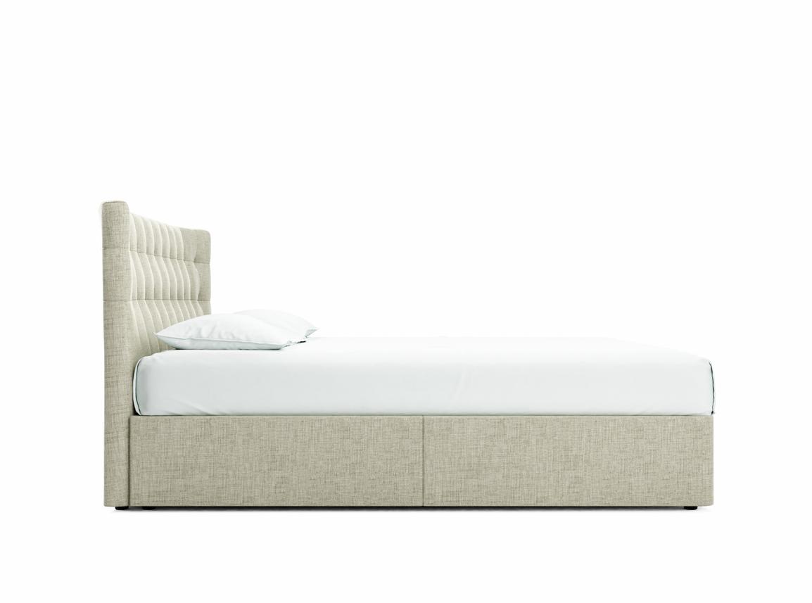 Daisy Super King Size Divan In Dove fabric