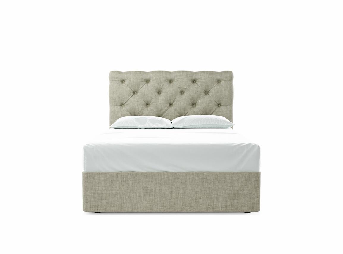 Foxtail Double Divan In Dove fabric