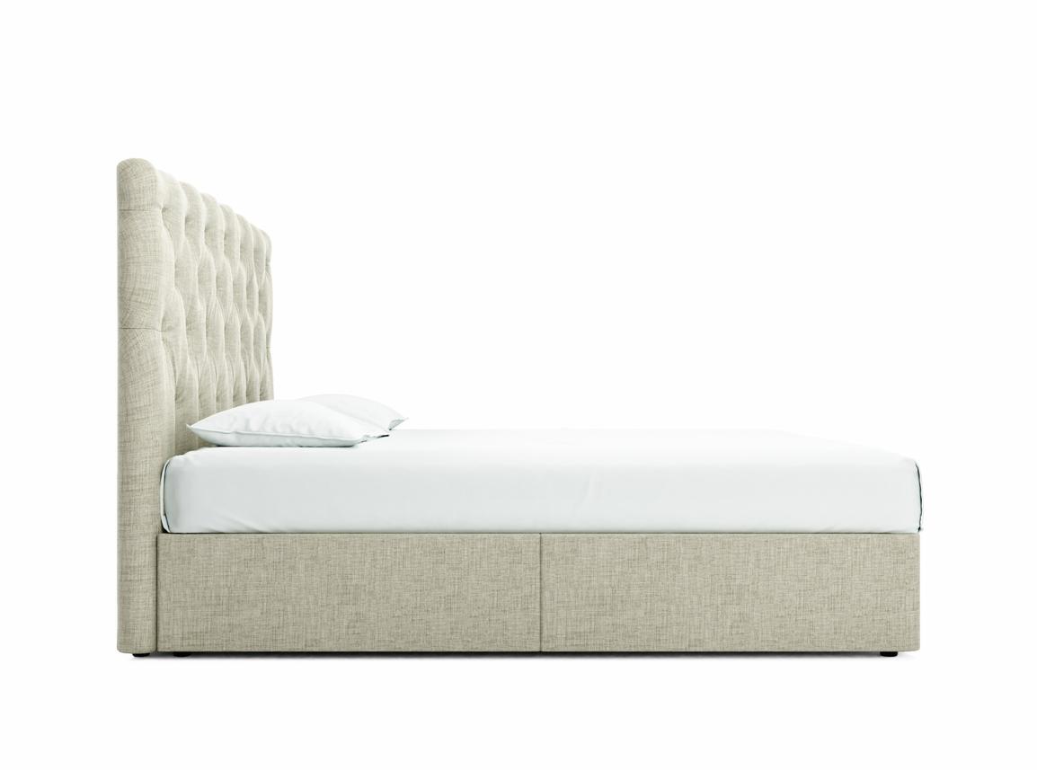 Foxtail (Tall) Emperor Divan In Dove fabric