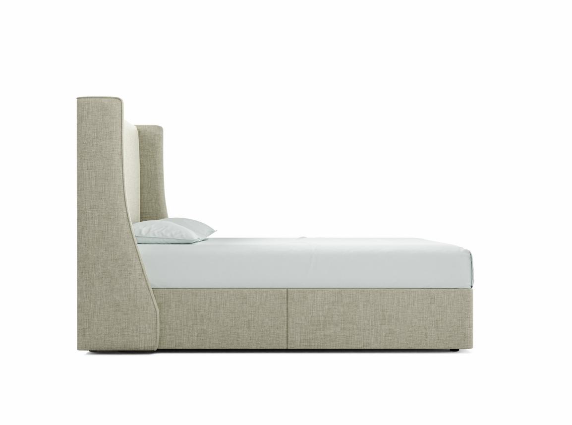 Holly Double Divan In Dove fabric