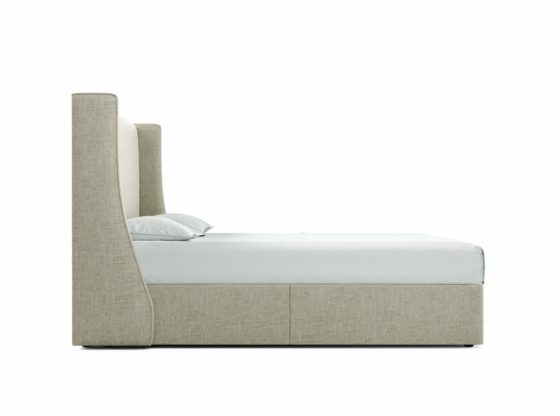 Holly European King Size Divan In Dove fabric