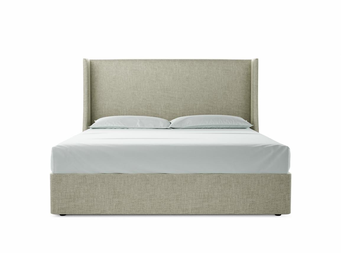 Holly Super King Size Divan In Dove fabric