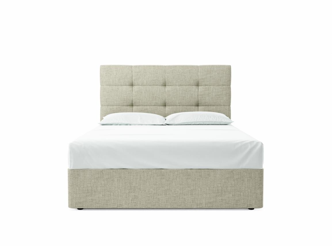 Iris King Size Divan In Dove fabric