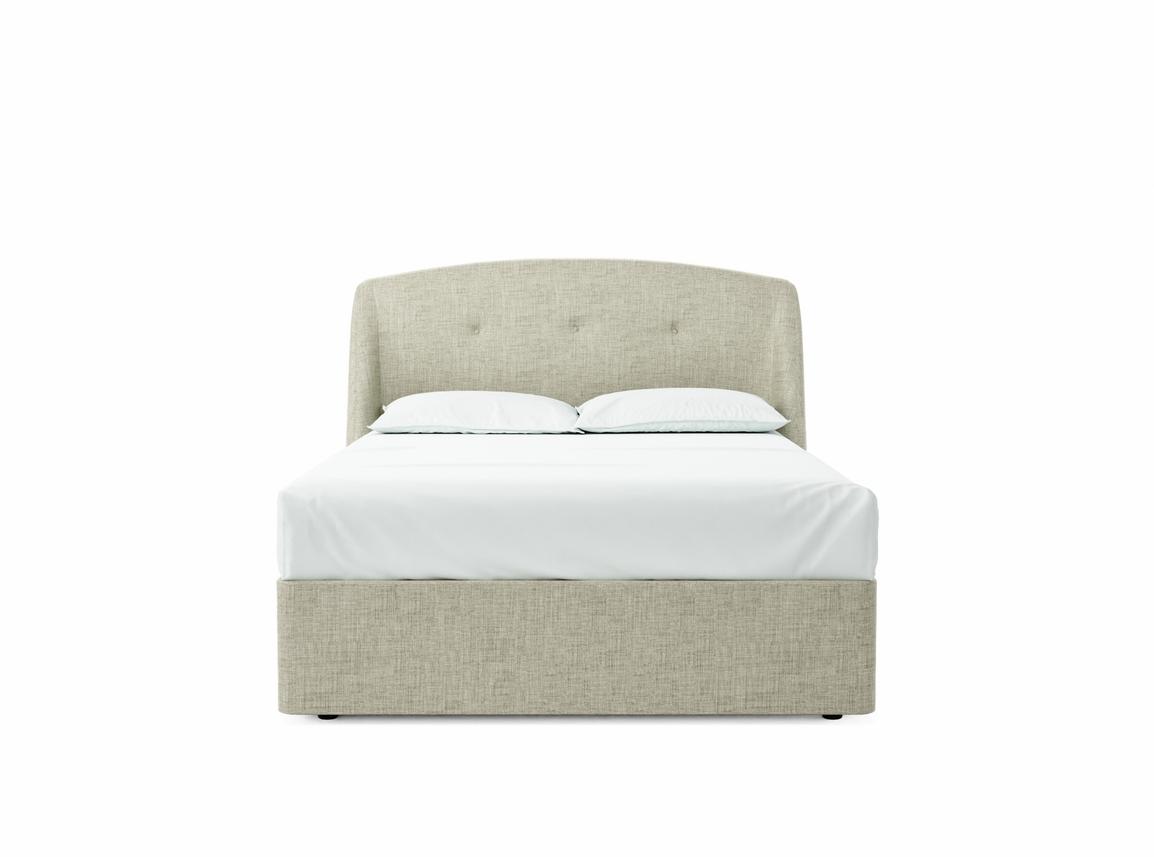 Jasmine Double Divan In Dove fabric