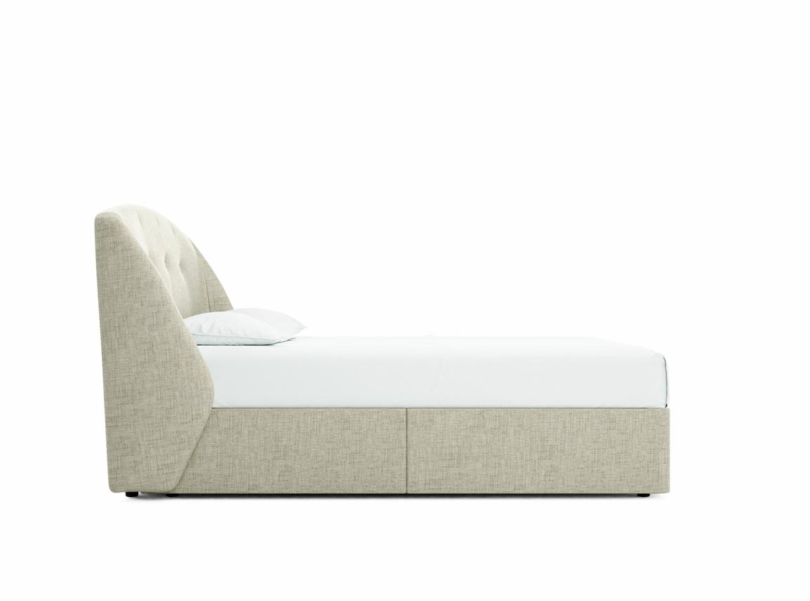 Jasmine Double Divan In Dove fabric